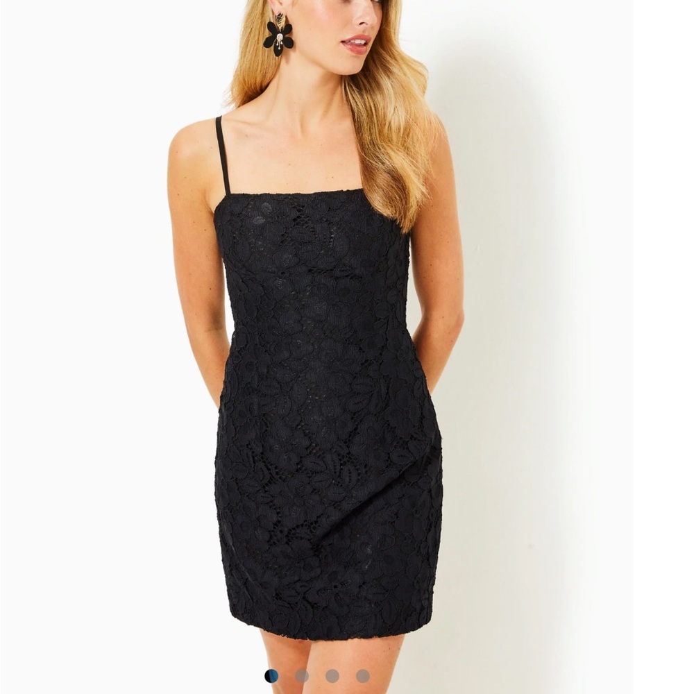 Lilly Pulitzer Meret Black lace  Dress